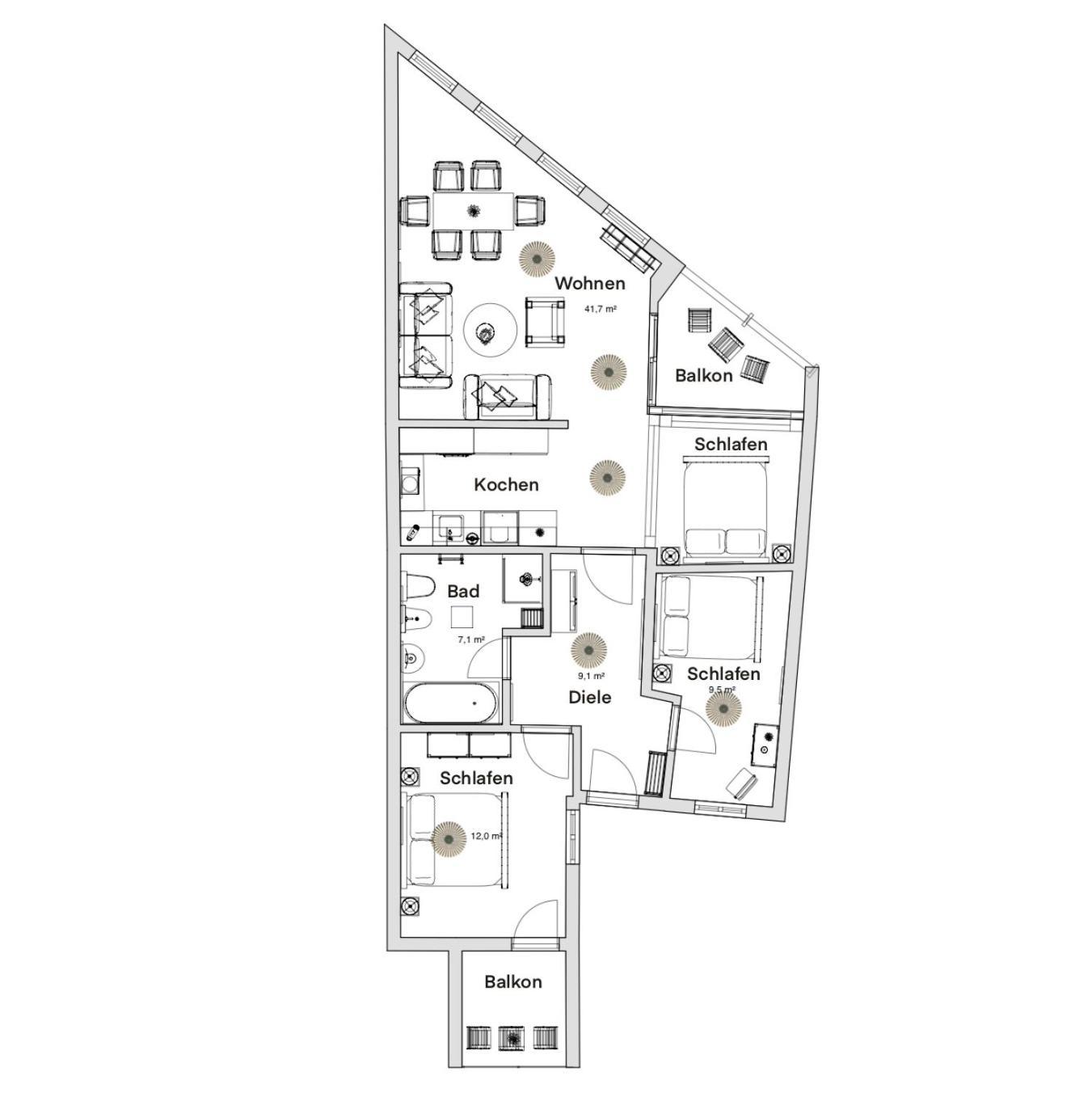 Pineapple Apartments Palais Am Neumarkt - 90 Qm - 1X Free Parking Dresda Exterior foto